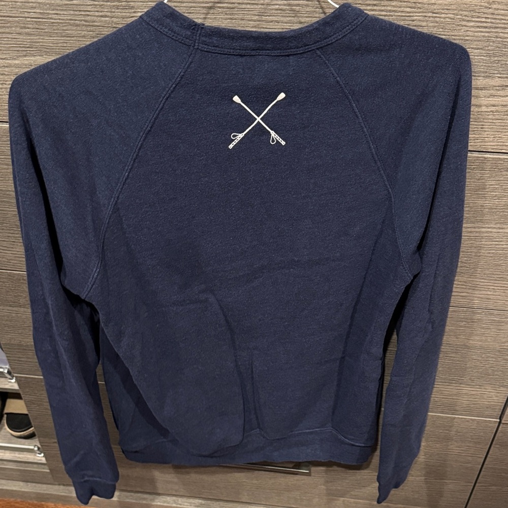 Women's Navy Sweatshirt - Picture 3 of 3